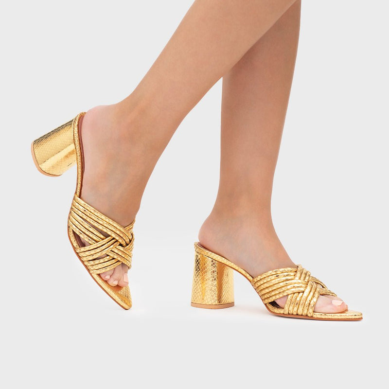 ALESSIA PUMP DORADO - Imagen 2