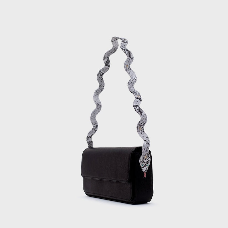 ANACONDA FLAP BAG NEGRO