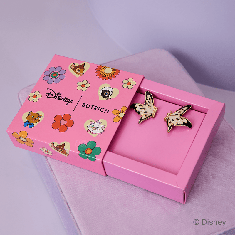 ARETE BUTTERFLIES MAXI NEGRO - Imagen 3