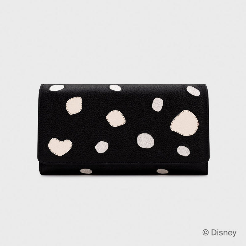BILLETERA LARGA 101 DALMATIANS NEGRO