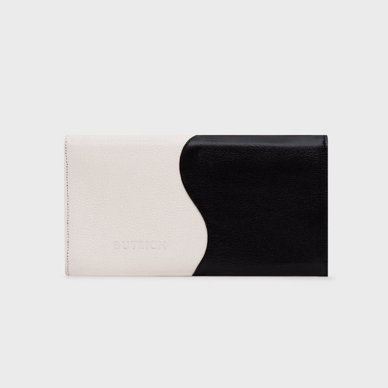 BILLETERA LARGA LUCKY YIN YANG HUESO NEGRO - Imagen 3