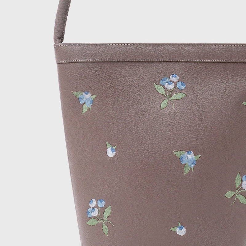 BLUEBERRY BUCKET BAG CAFÉ - Imagen 6