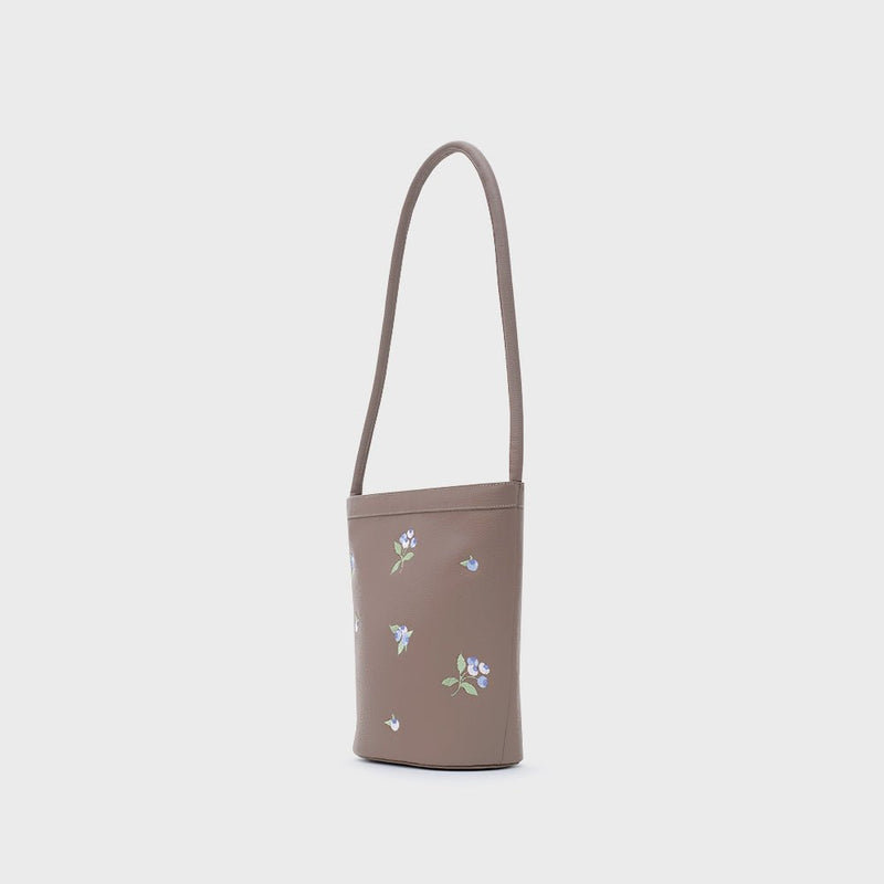 BLUEBERRY BUCKET BAG CAFÉ - Imagen 5