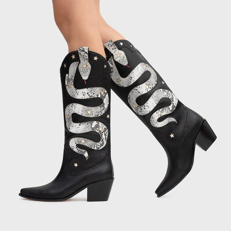BOTA ANACONDA NEGRO - Imagen 2
