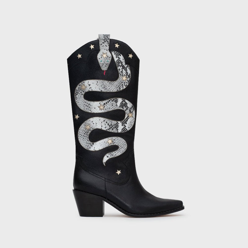 BOTA ANACONDA NEGRO