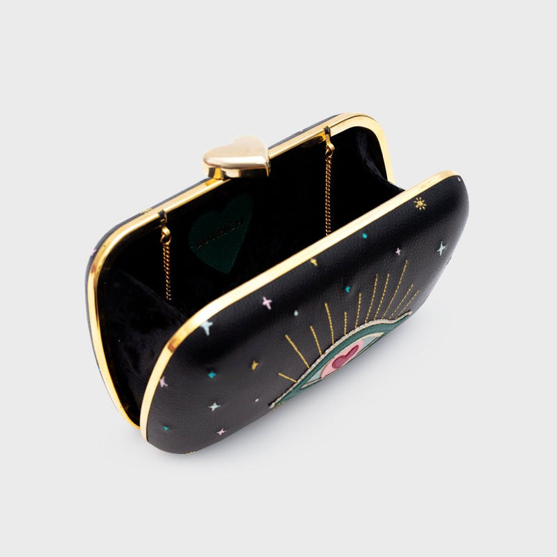 CLUTCH PILLBOX SHAZAM NEGRO - Imagen 6