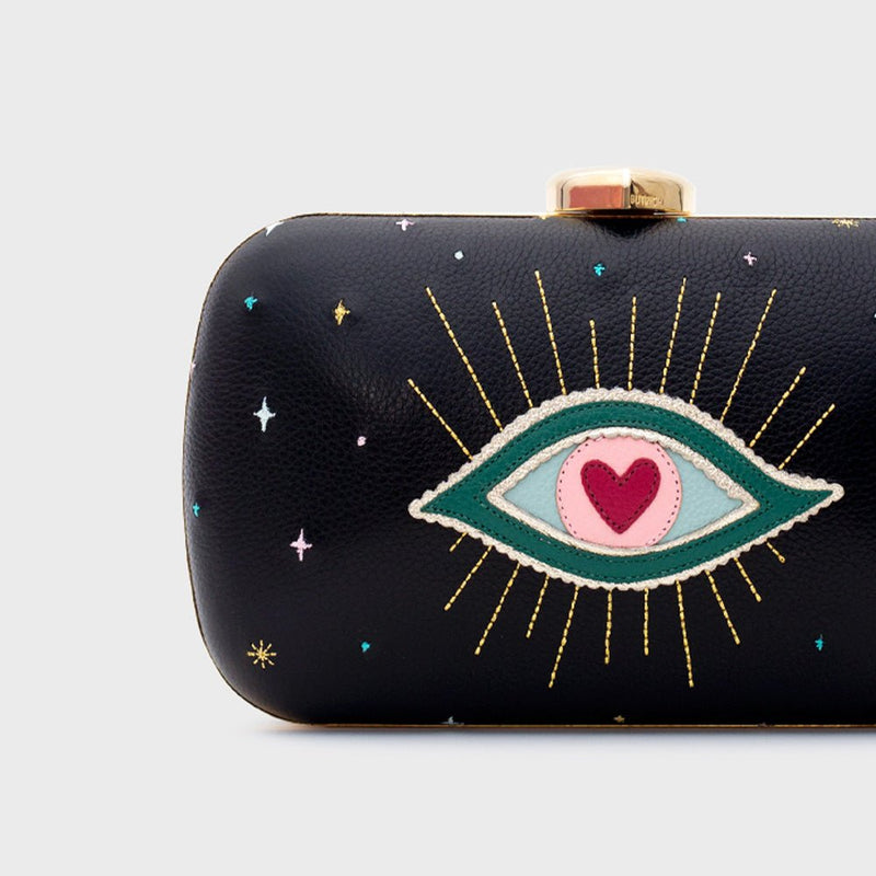 CLUTCH PILLBOX SHAZAM NEGRO - Imagen 2