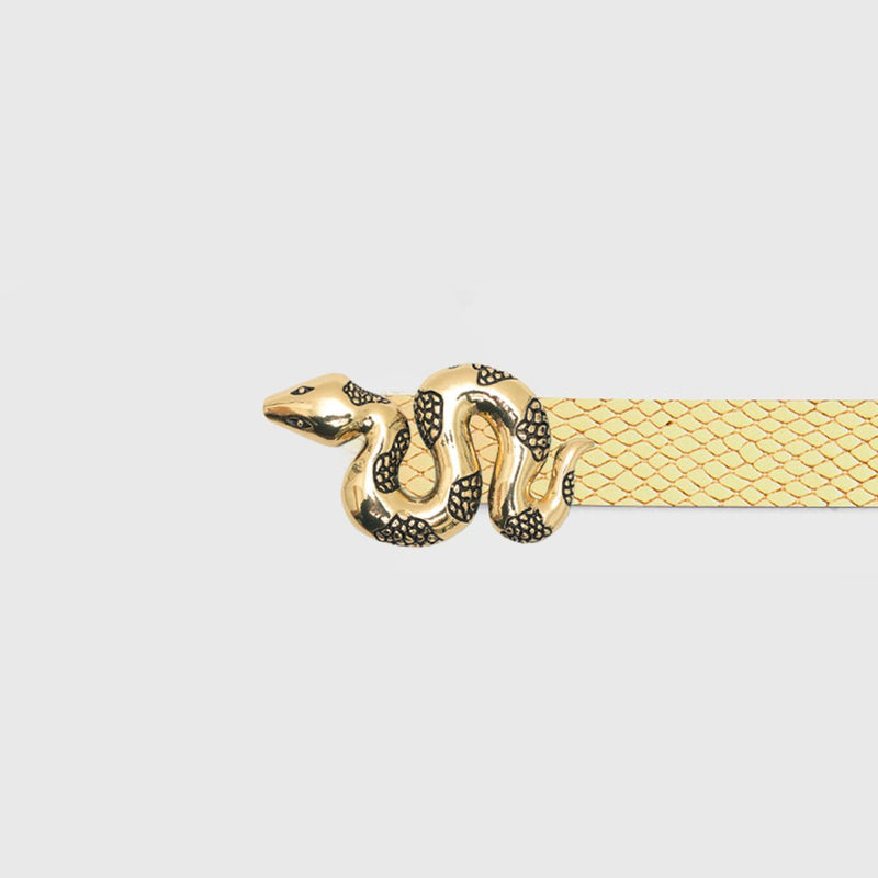 CORREA SERPIENTE DORADO - Imagen 5