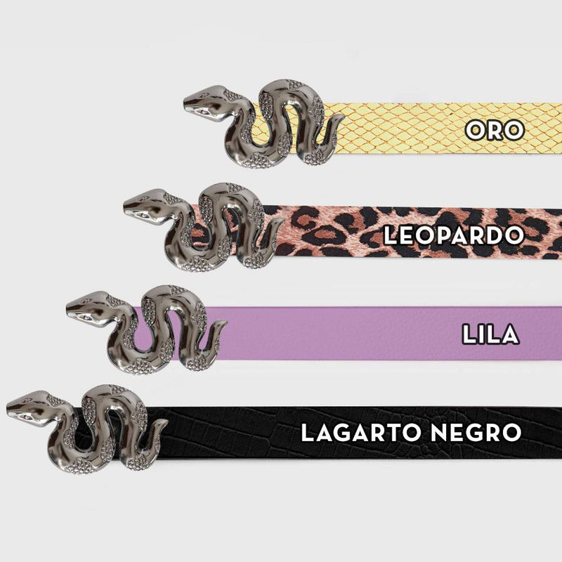CORREA SERPIENTE NEGRO - Imagen 5