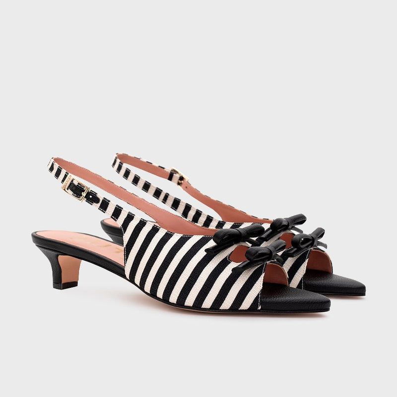 EUGENIA FLAT SLINGBACK NEGRO - Imagen 2