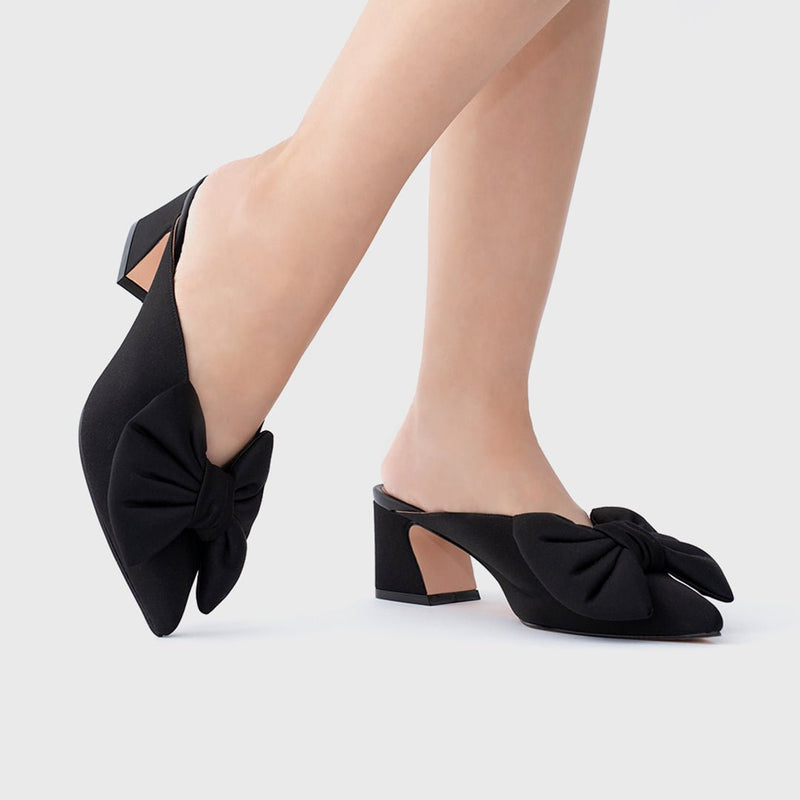 FEDERICA MULE MIDI NEGRO - Imagen 2