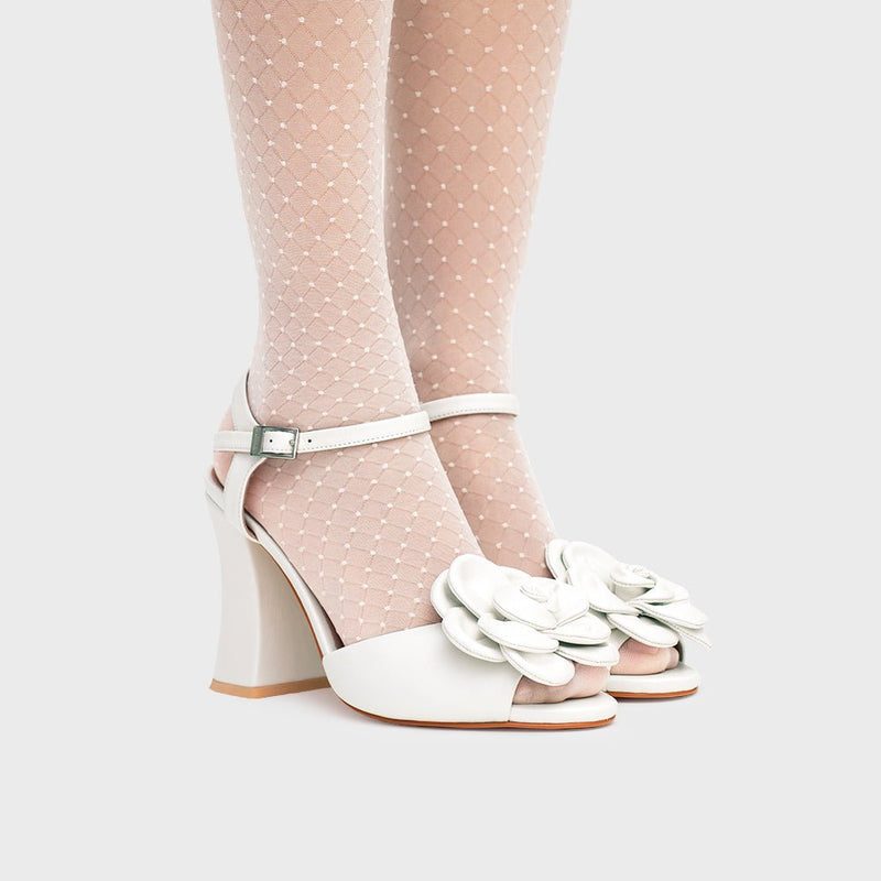 FERNANDA PUMP BRIDE HUESO - Imagen 2