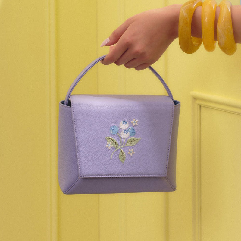 FLAP HANDBAG BLUEBERRY SUNDAE LAVANDA - Imagen 2