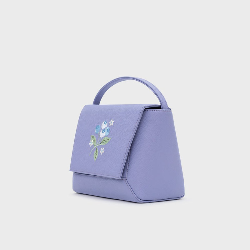 FLAP HANDBAG BLUEBERRY SUNDAE LAVANDA - Imagen 5