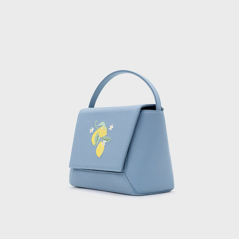 FLAP HANDBAG LEMON SUNDAE CELESTE - Imagen 6