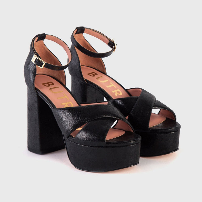 FRANCISCA PLATAFORMA NEGRO - Imagen 3