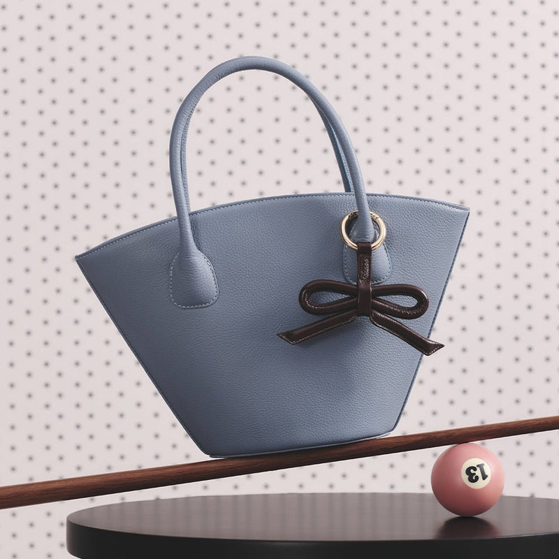 KATNISS TRAPEZE BAG CELESTE - Imagen 2