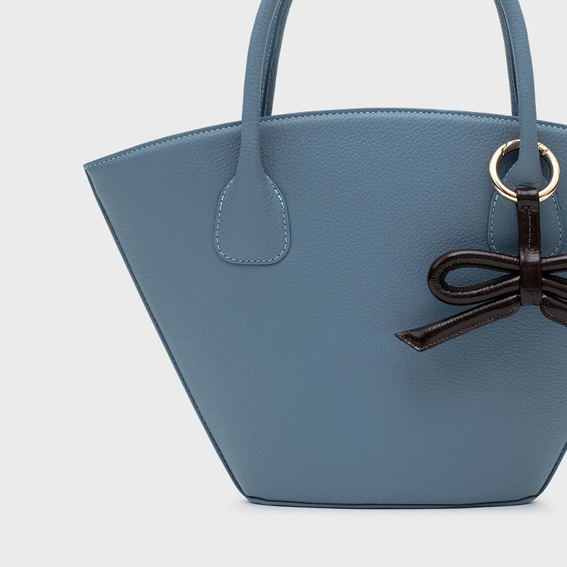 KATNISS TRAPEZE BAG CELESTE - Imagen 3