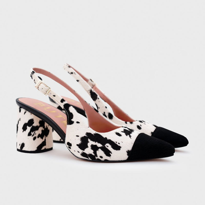 KORINA PUMP HUESO NEGRO - Imagen 3