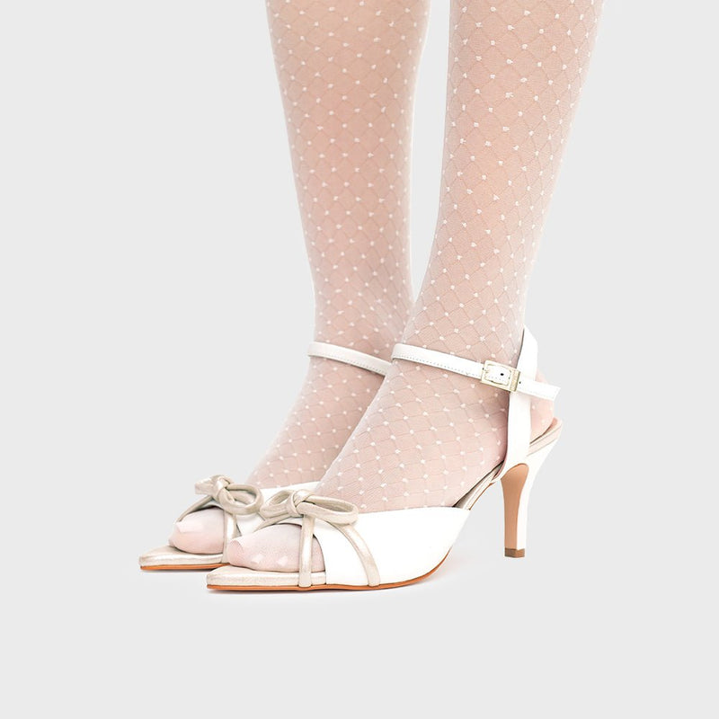 LENA PUMP BRIDE HUESO - Imagen 2