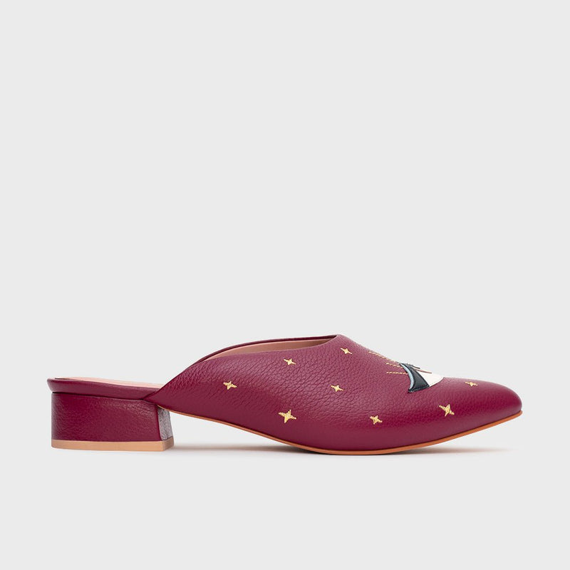 LUCKY EYE MULE FLAT MORA - Imagen 3