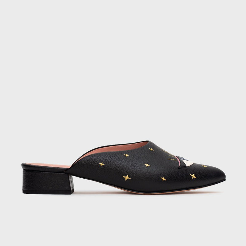 LUCKY EYE MULE FLAT NEGRO - Imagen 3