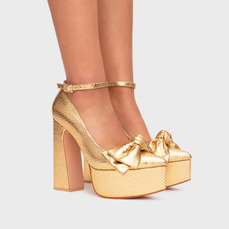 LUCKY GOLDEN PLATAFORMA ORO - Imagen 2