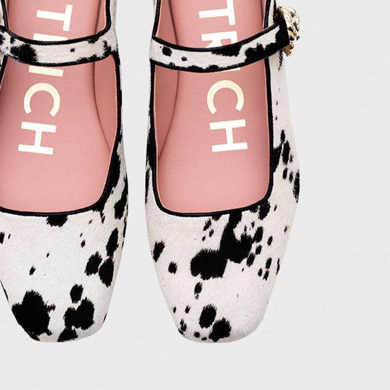MALIKA FLAT HUESO NEGRO - Imagen 5