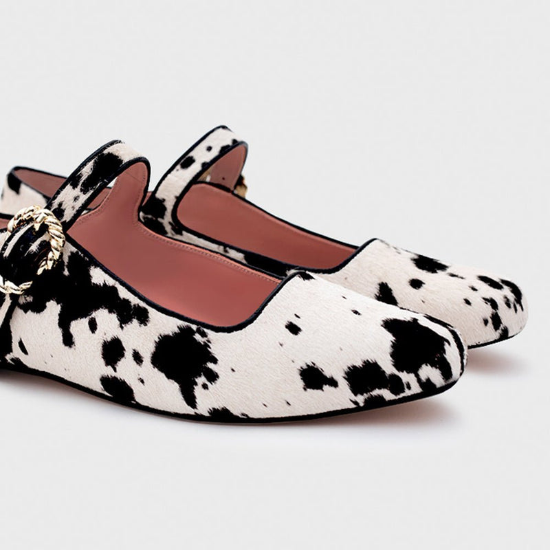 MALIKA FLAT HUESO NEGRO - Imagen 2
