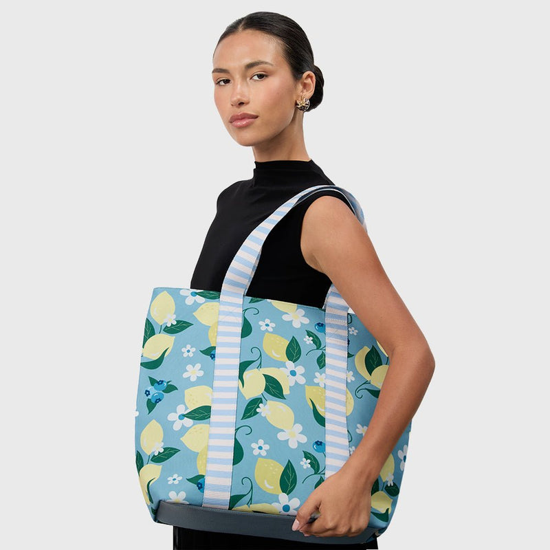 MEDIUM BAG LEMON CELESTE - Imagen 2