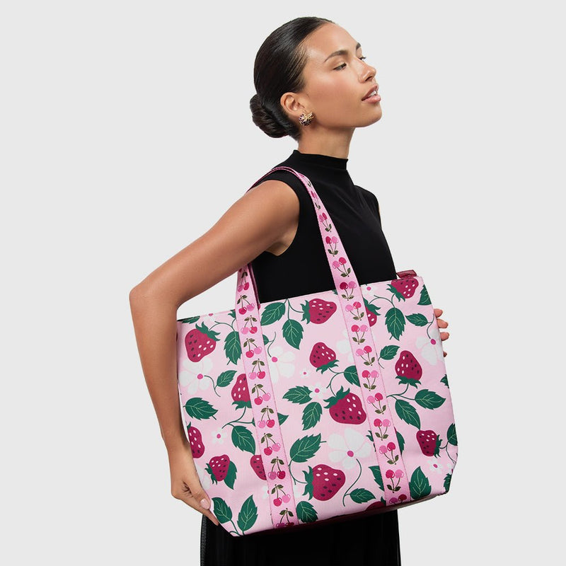 MEDIUM BAG STRAWBERRY ROSA - Imagen 2