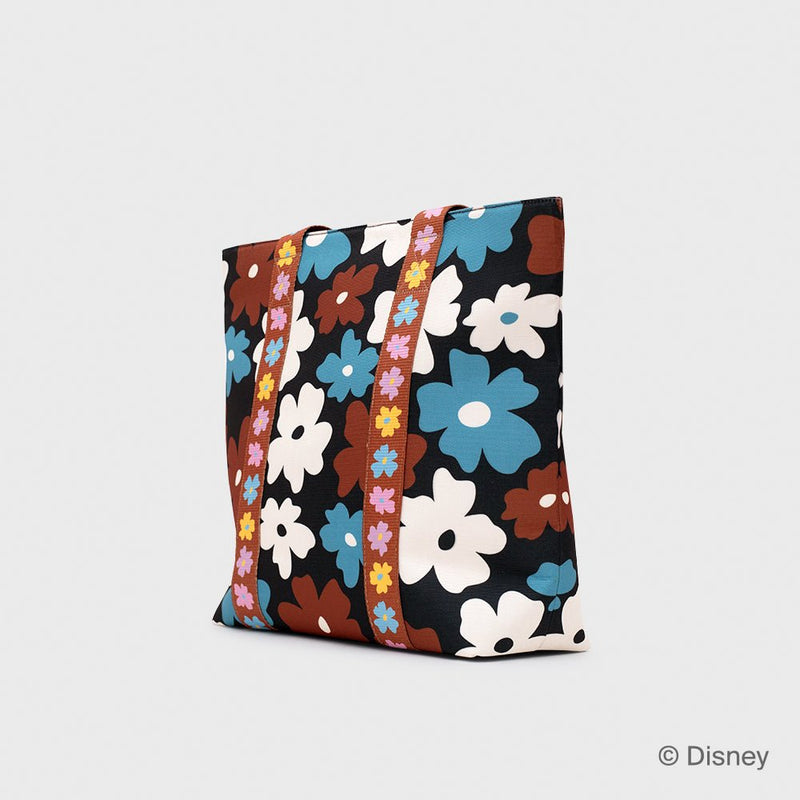 MEDIUM BAG WILDWOOD FLOWERS NEGRO - Imagen 3