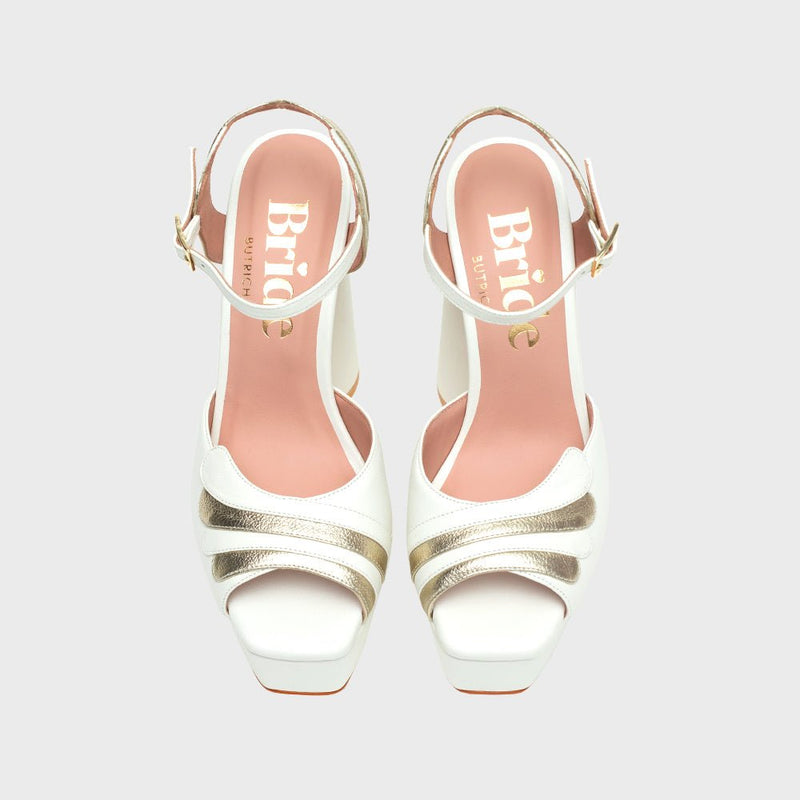 MILENA PLATAFORMA BRIDE HUESO - Imagen 4