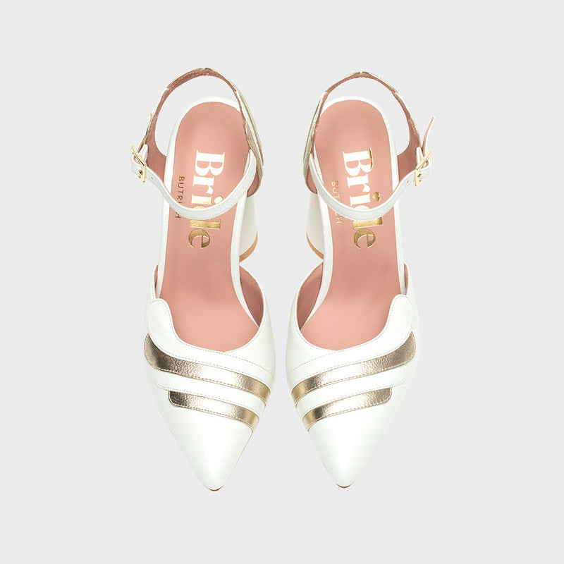 MILENA PUMP BRIDE HUESO - Imagen 4