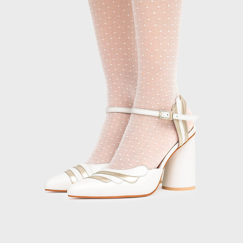 MILENA PUMP BRIDE HUESO - Imagen 2