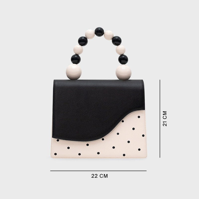 MONA BEADED LUNCH BAG NEGRO - Imagen 4
