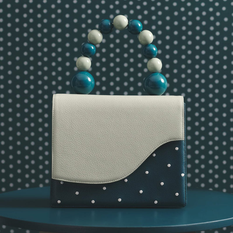 MONA BEADED LUNCH BAG VERDE - Imagen 2