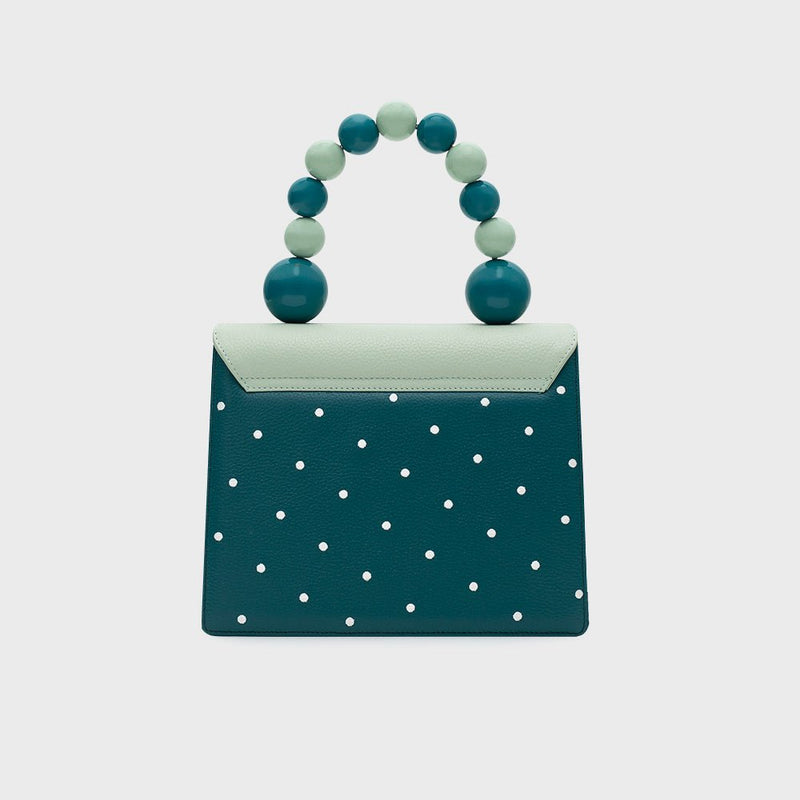 MONA BEADED LUNCH BAG VERDE - Imagen 7