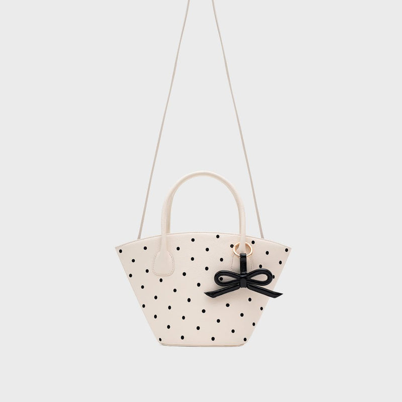 MONA TRAPEZE BAG HUESO - Imagen 4