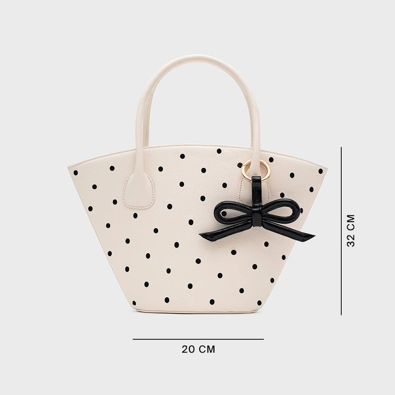 MONA TRAPEZE BAG HUESO - Imagen 5