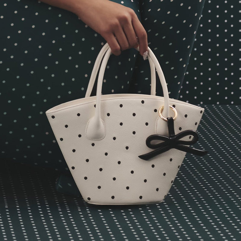 MONA TRAPEZE BAG HUESO - Imagen 2