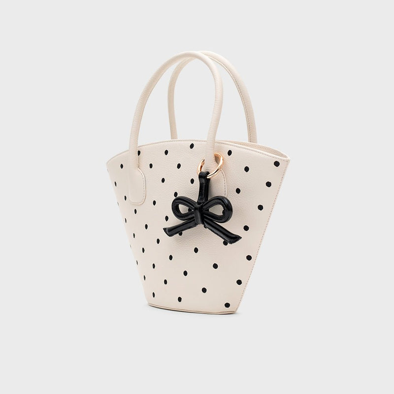 MONA TRAPEZE BAG HUESO - Imagen 7