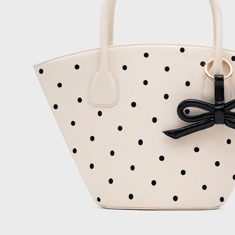 MONA TRAPEZE BAG HUESO - Imagen 3