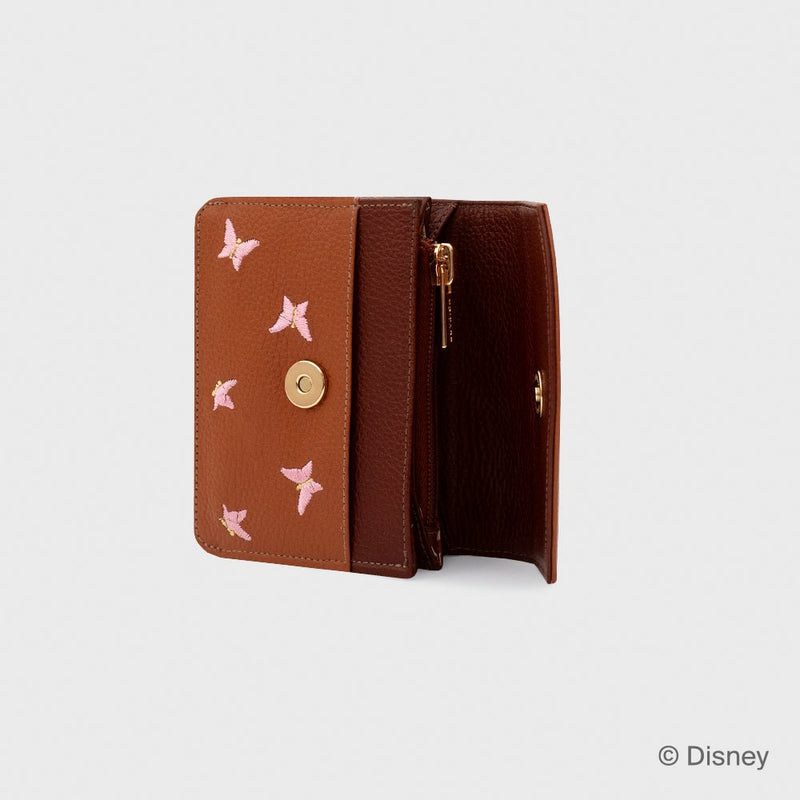 MONEDERO WILDWOOD HEART BUTTERFLIES MARRÓN - Imagen 2