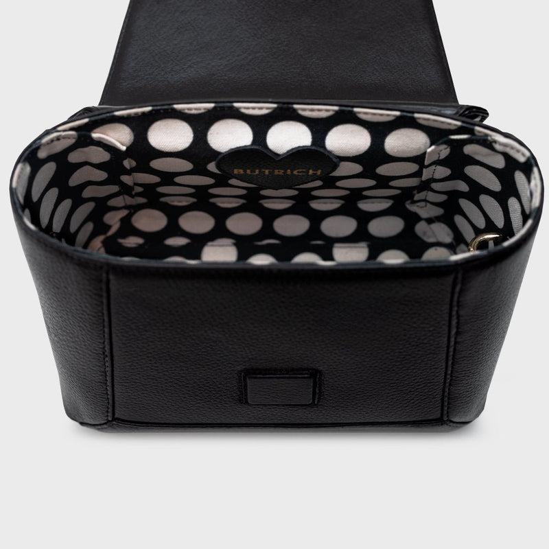 NADIRA FLAP HAND BAG NEGRO - Imagen 8