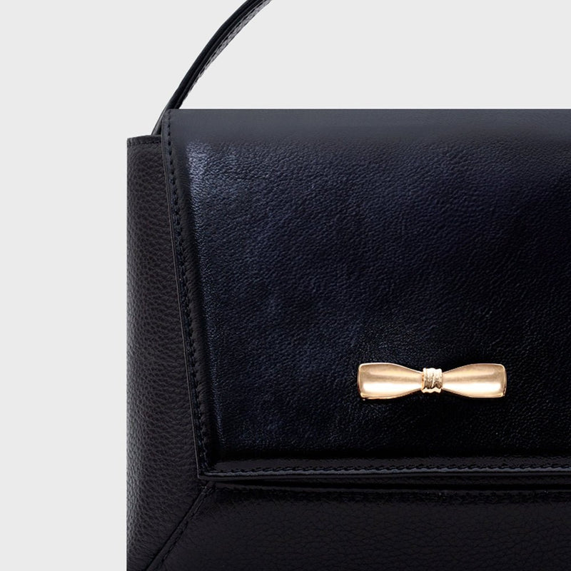 NADIRA FLAP HAND BAG NEGRO - Imagen 5
