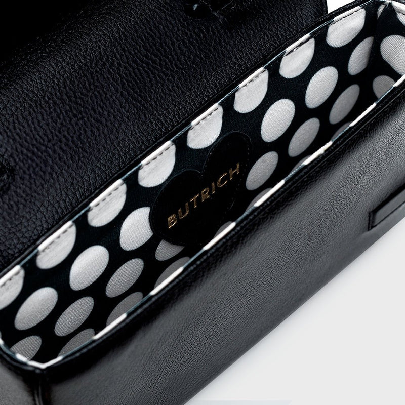 NAILA BEADED BOW BAG NEGRO - Imagen 6