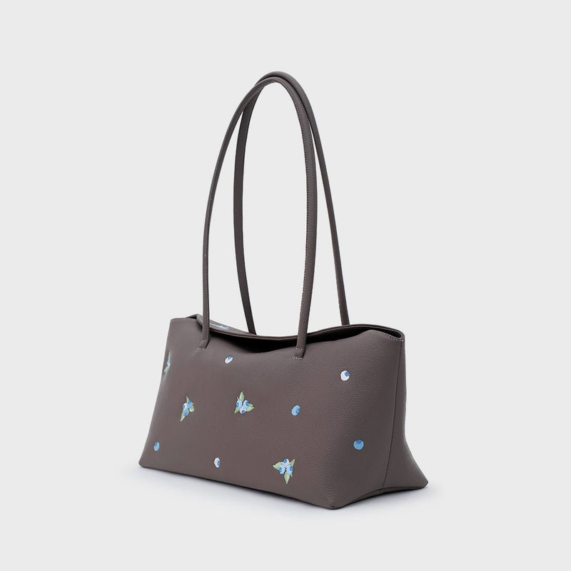 NINETTE BLUEBERRY LONG BAG MARRÓN - Imagen 4