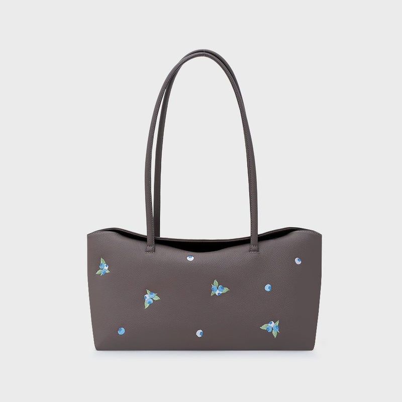 NINETTE BLUEBERRY LONG BAG MARRÓN