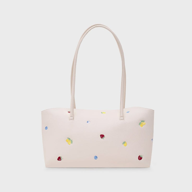 NINETTE FRUITS LONG BAG HUESO - Imagen 4